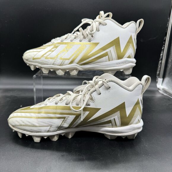 adidas White and Gold Athletic Shoes - Picture 2 of 7